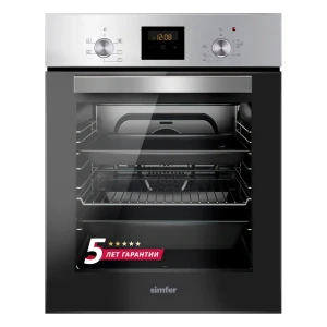91934115 Электрический встраиваемый духовой шкаф Simfer B4EM56055 45х59.5х56 см цвет серебристый STLM-1461905