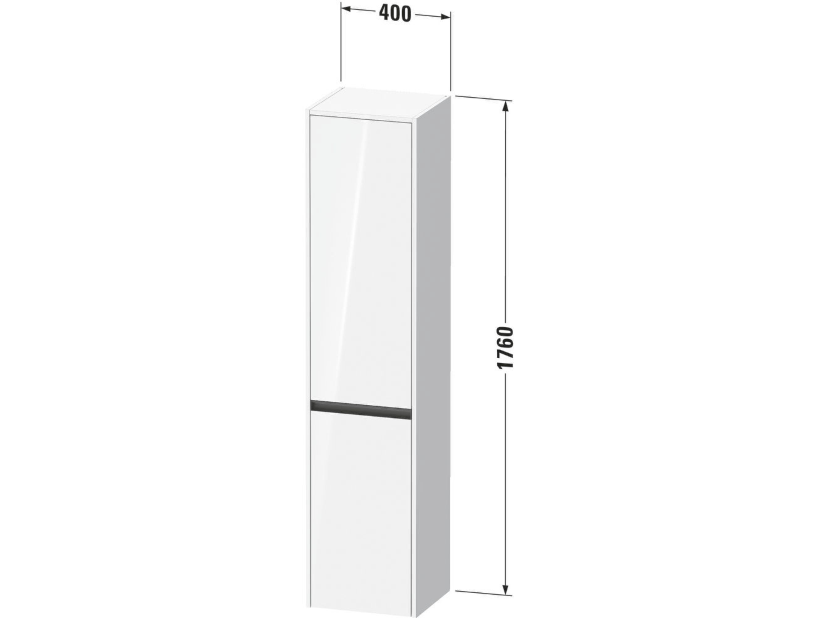 Деревянная подвесная одиночная колонна для ванной комнаты Duravit Sivida ARCH-00003974 - Вид №1