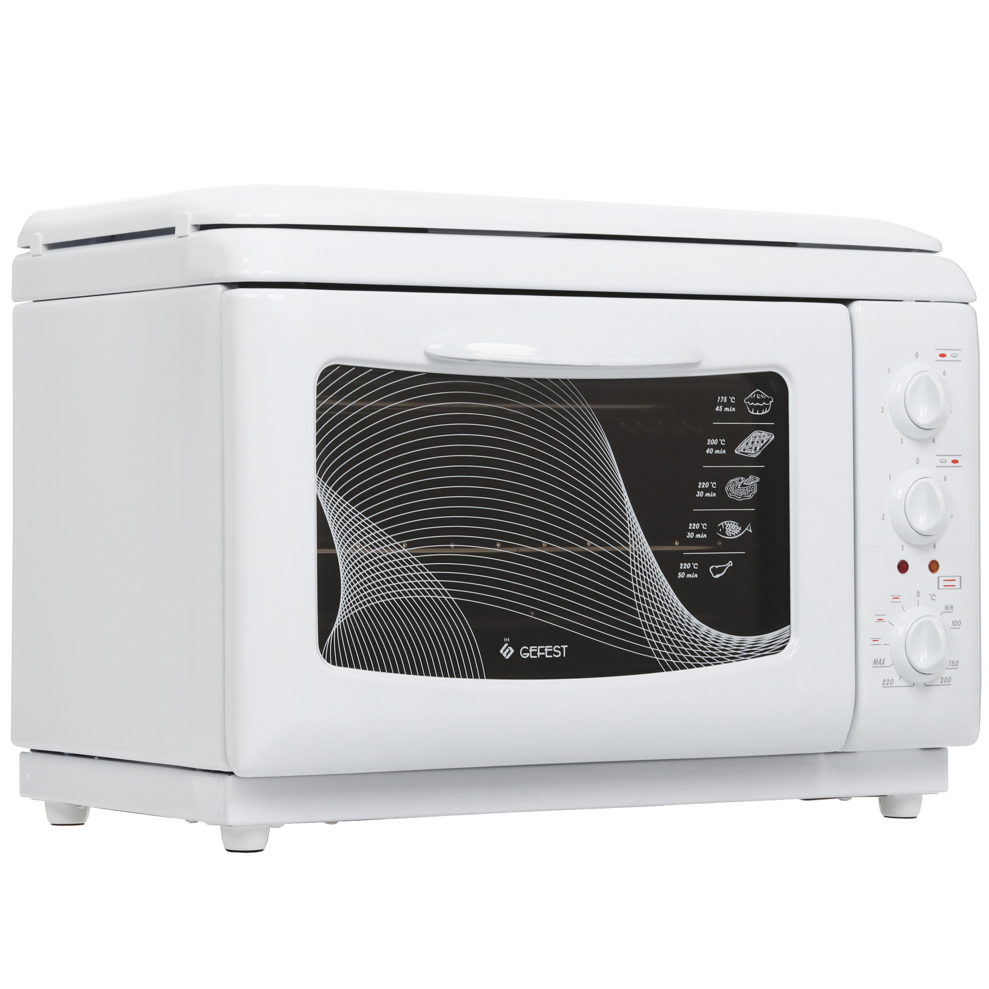 8123130 Мини-печь Gefest ЭП НС Д 420 белый STDN-0069102 - Вид №1