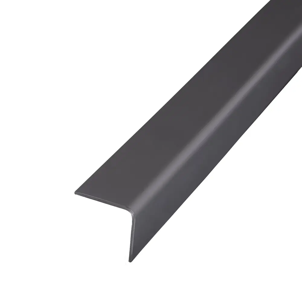 Угол ПВХ наружный 1000x20x20 мм графит матовый 89431856 STLM-2073800 POLIPLAST  - Вид №1