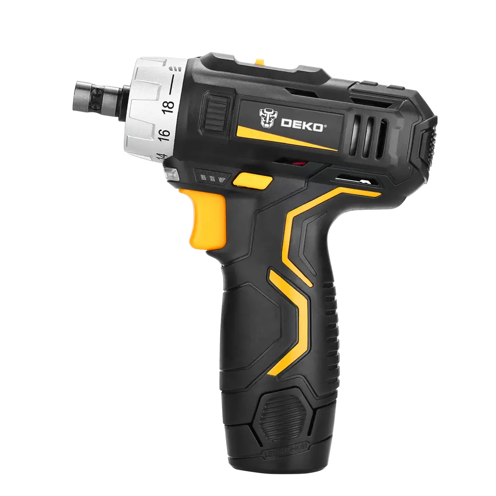 Дрель-шуруповерт аккумуляторная Deko GCD12DU3, 12 В Li-Ion 2x1.5 Ач STLM-2188414 - Вид №5