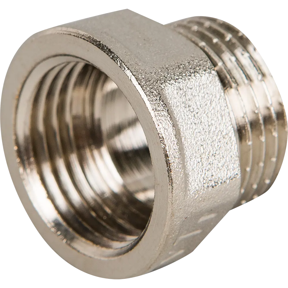 Удлинитель Valtec ø1/2"х10 мм ВР-НР никелированная латунь STLM-2190794 - Вид №2