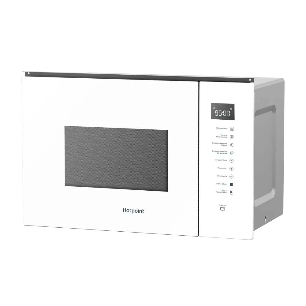 Микроволновая печь Hotpoint MF25G встраиваемая 25 л 59.4x33.3x38.7 см сенсорное управление цвет белый STLM-2076837 - Вид №1