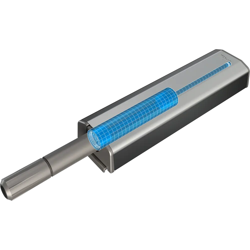 Скрытый механизм открывания Titus Push Latch 80 мм пластик цвет серебро STLM-2187690 - Вид №3