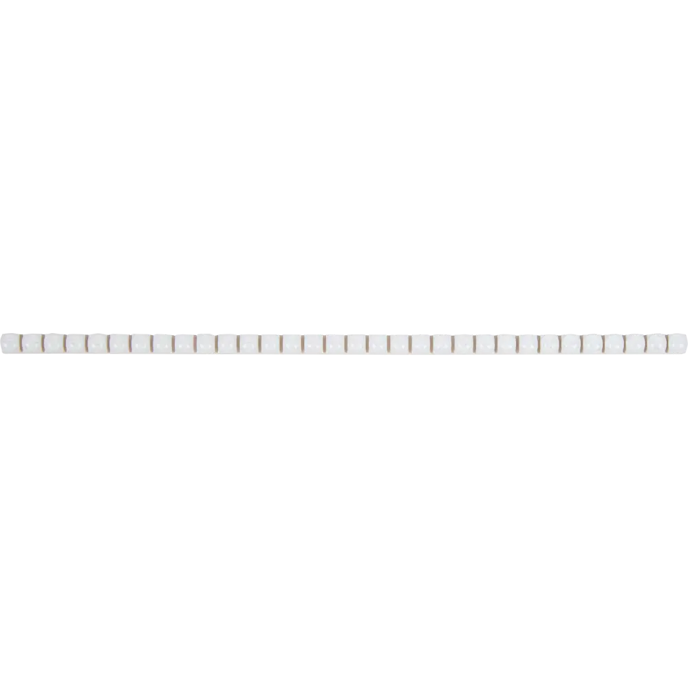 Бордюр «Бусинки» 7х250 мм цвет белый 14565336 STLM-2071852 Santreyd 