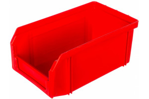 15491833 Пластиковый ящик 172х102х75мм, 1 литр, V-1-красный СТЕЛЛА-ТЕХНИК