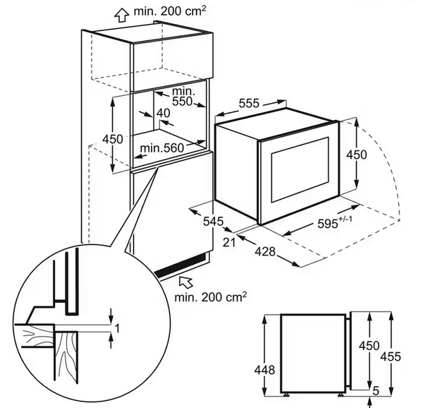 9155075 Винный шкаф AEG KWK884520M серебристый, черный STDN-0079019 - Вид №5