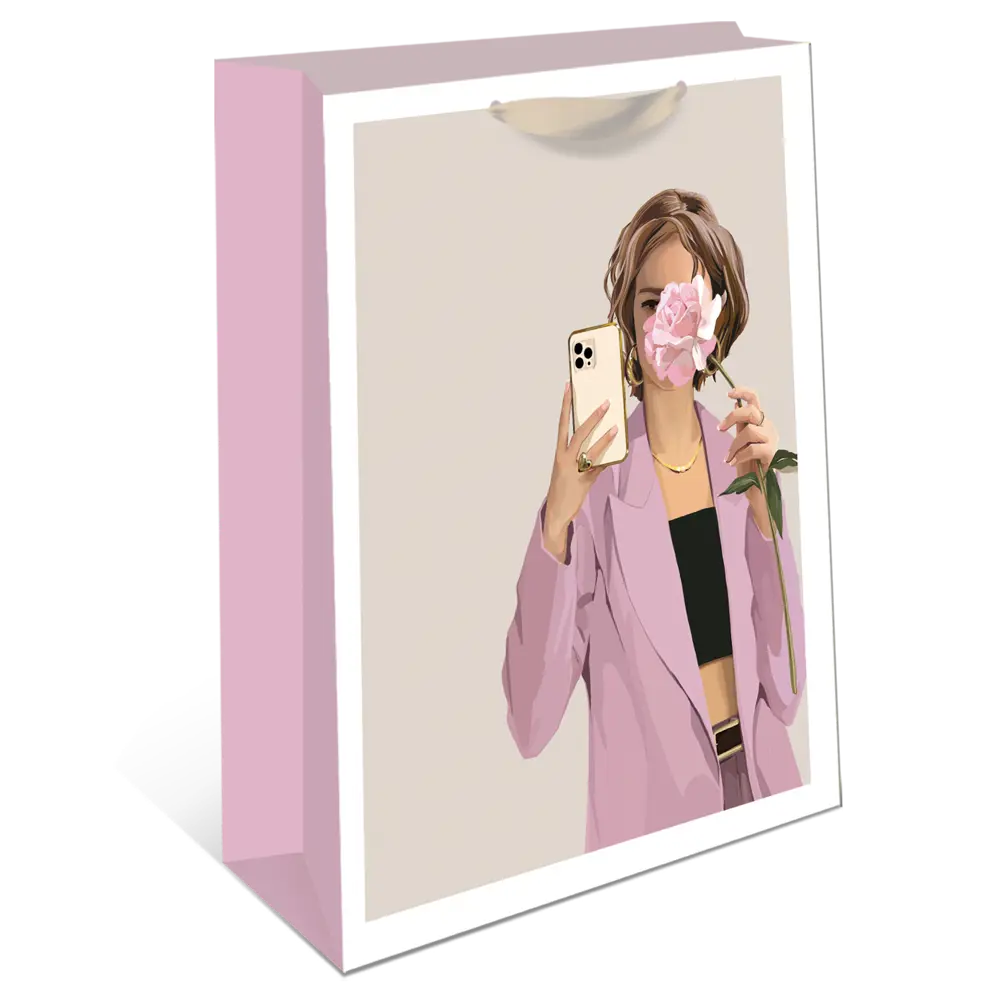 Подарочный пакет Арт и дизайн 26x32x12 см цвет разноцветный STLM-2164373 - Вид №2