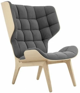 NORR11 Кресло из ткани с высокой спинкой Mammoth