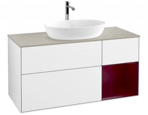 Villeroy&Boch Тумба под раковину Прямоугольная версия FA73HBGF Finion Glossy White Lacquer