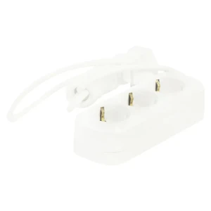 Удлинитель с заземлением Lux 3 розетки 2 м цвет белый