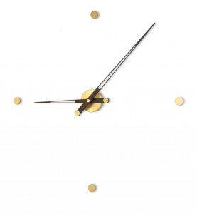 095502 Настенные часы G 4 латунь-венге Nomon Rodon