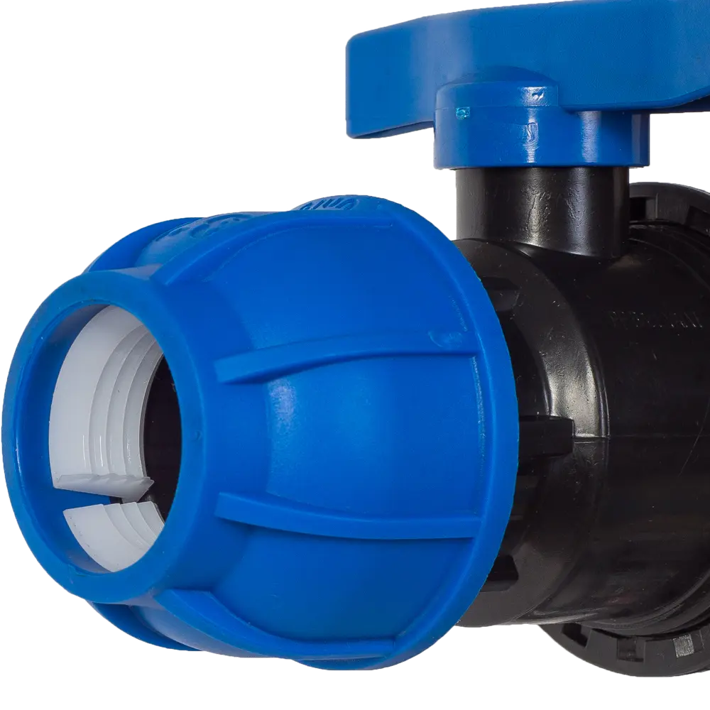 Кран ПНД ø32 мм х 1" наружная резьба полиэтилен UNIO STLM-2005839 - Вид №1