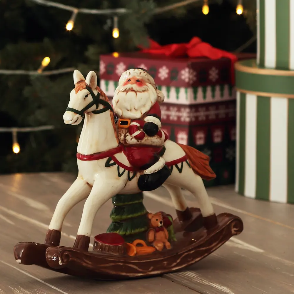 88450184 Фигурка декоративная Санта 19x22.5 см STLM-1499336 Santreyd Christmas