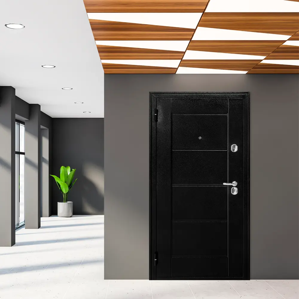 Металлическая входная дверь Форпост 75 с отделкой под бук 89350114 STLM-1403234 - Вид №14