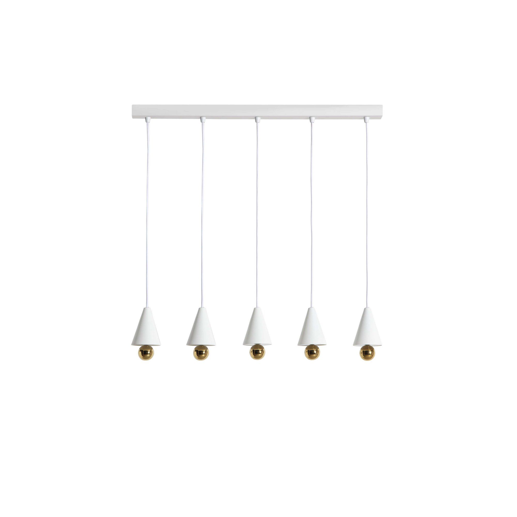 Алюминиевый светодиодный подвесной светильник с диммером Petite Friture Вишневый ARCH-00115636 - Вид №1