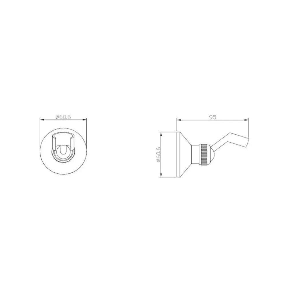 Держатель для душа Esko FightFix SH105Br, бронзовый