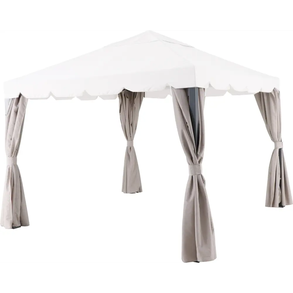 Шторы для павильона 180G 3x3 м цвет серый/коричневый NATERIAL STLM-2192868