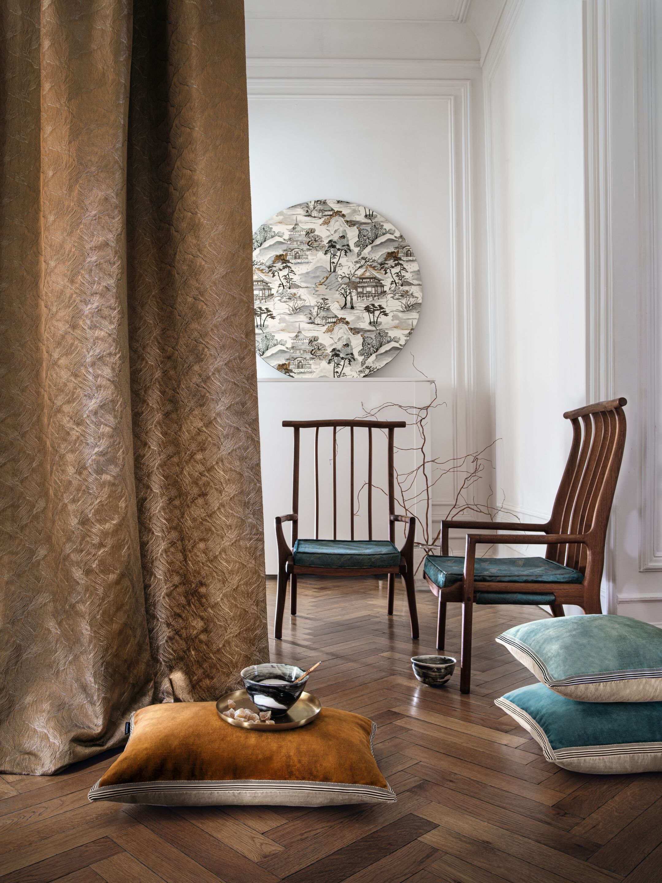 Однотонная Жаккардовая ткань Casamance Ukiyo ARCH-00073044 - Вид №2