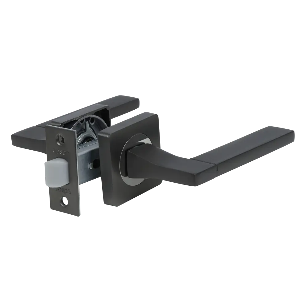 Дверные ручки Edson P15Q3 графит на декоративной розетке 85166721 STLM-0059301