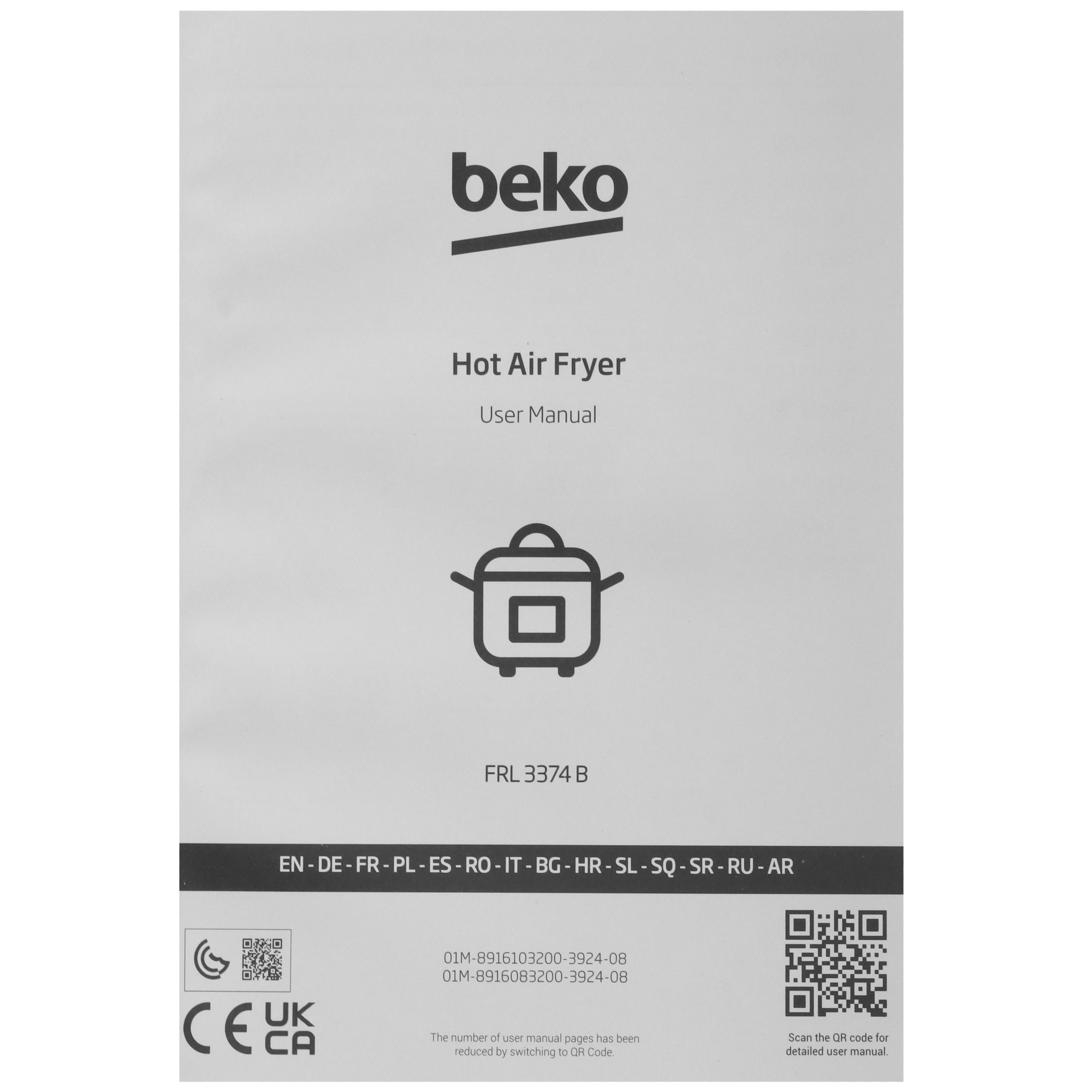 5615093 Аэрогриль Beko FRL 3374 B черный STDN-0120320 - Вид №7