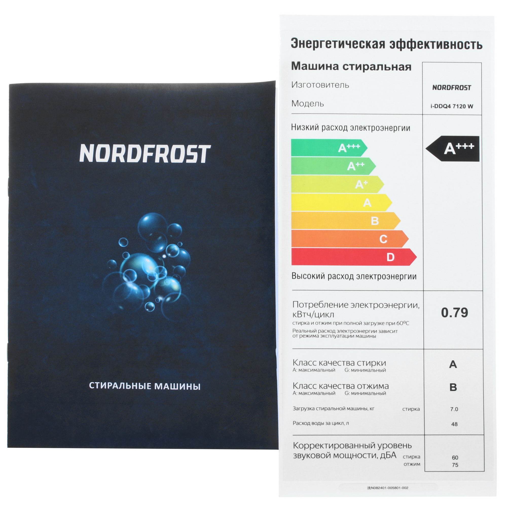 9067343 Стиральная машина Nordfrost i-DDQ4 7120 W белый STDN-0064036 - Вид №11