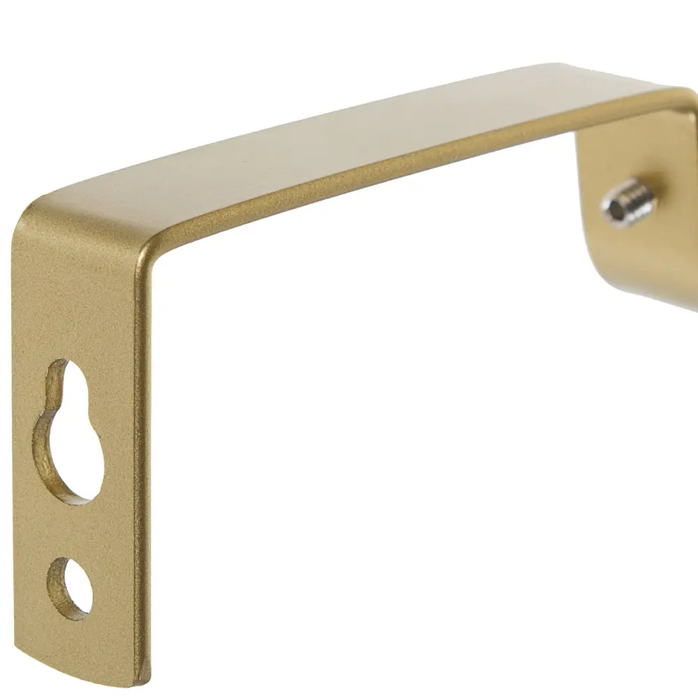 Держатель однорядный простой 8.5 см цвет золото матовое INSPIRE STLM-2184368 - Вид №1