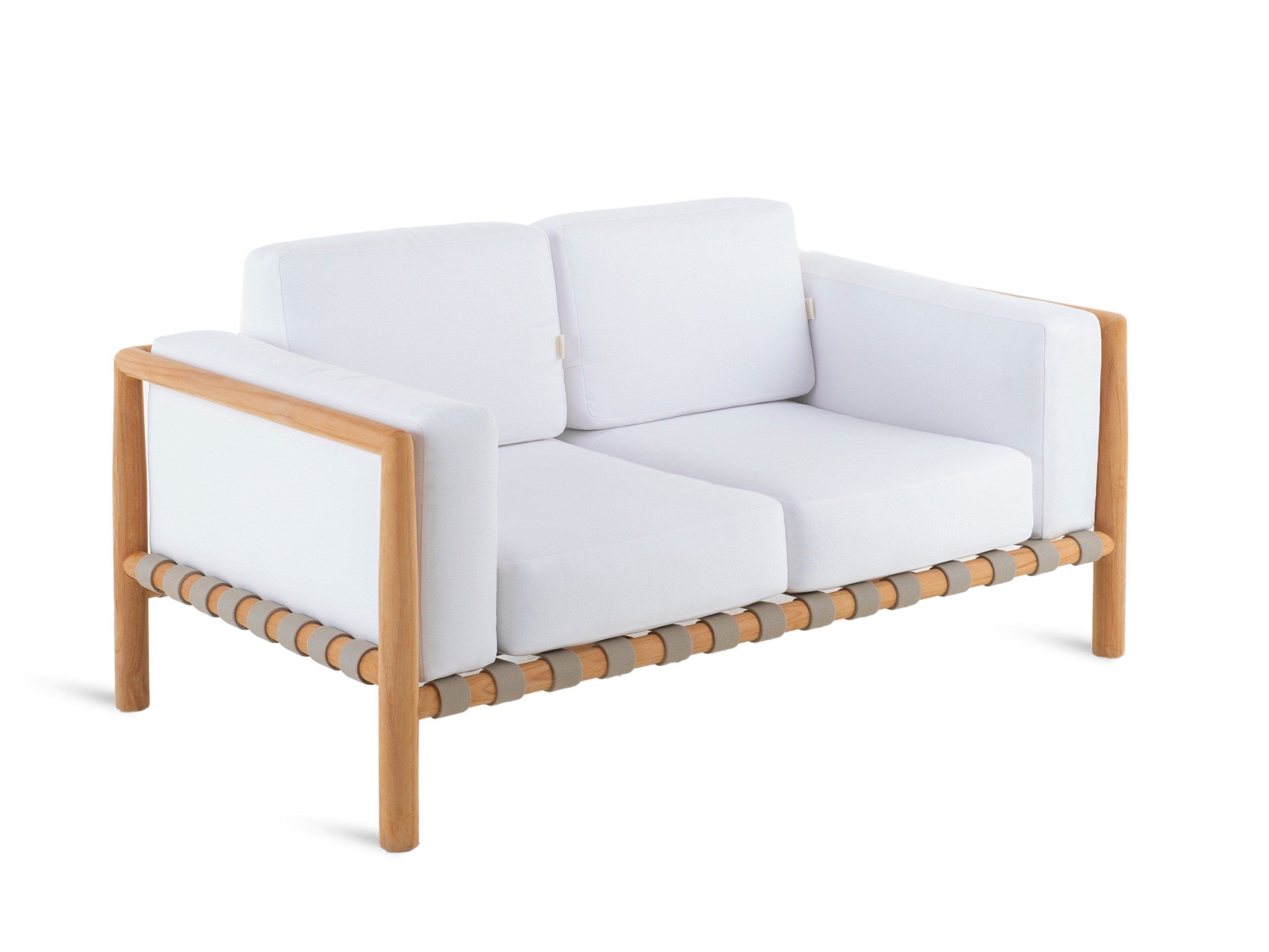 2-местный тканевый съемный садовый диван Unopiù Pevero ARCH-00079160