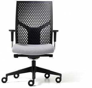 Diemme Офисный стул из полипропилена с 5 спицами и подлокотниками Fit