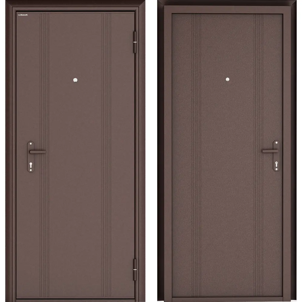 Металлическая входная дверь DOORHAN Эко с антивандальным покрытием 16802323 STLM-0007193