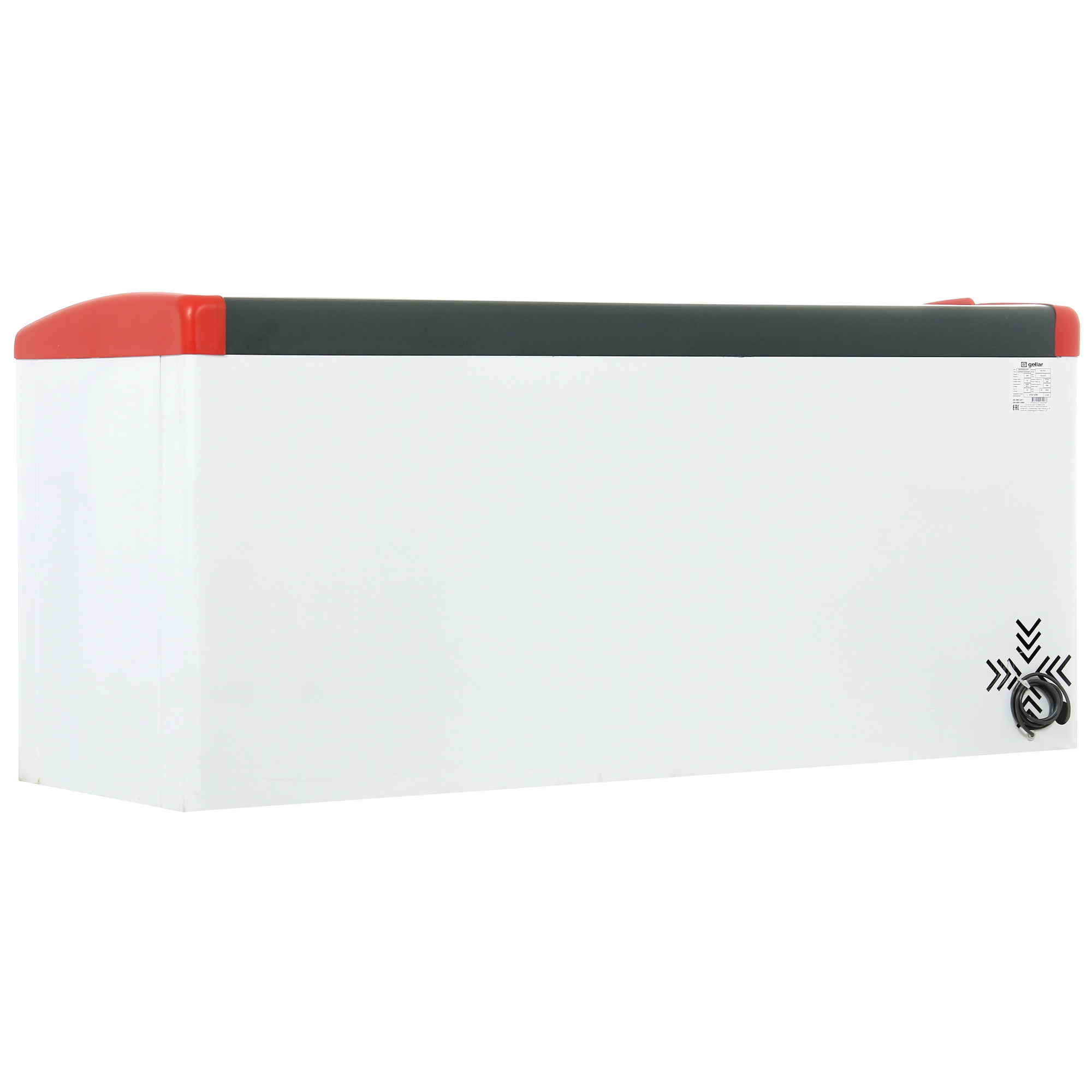 1229619 Морозильный ларь Frostor Gellar FG 775 E белый, красный STDN-0051407 - Вид №3