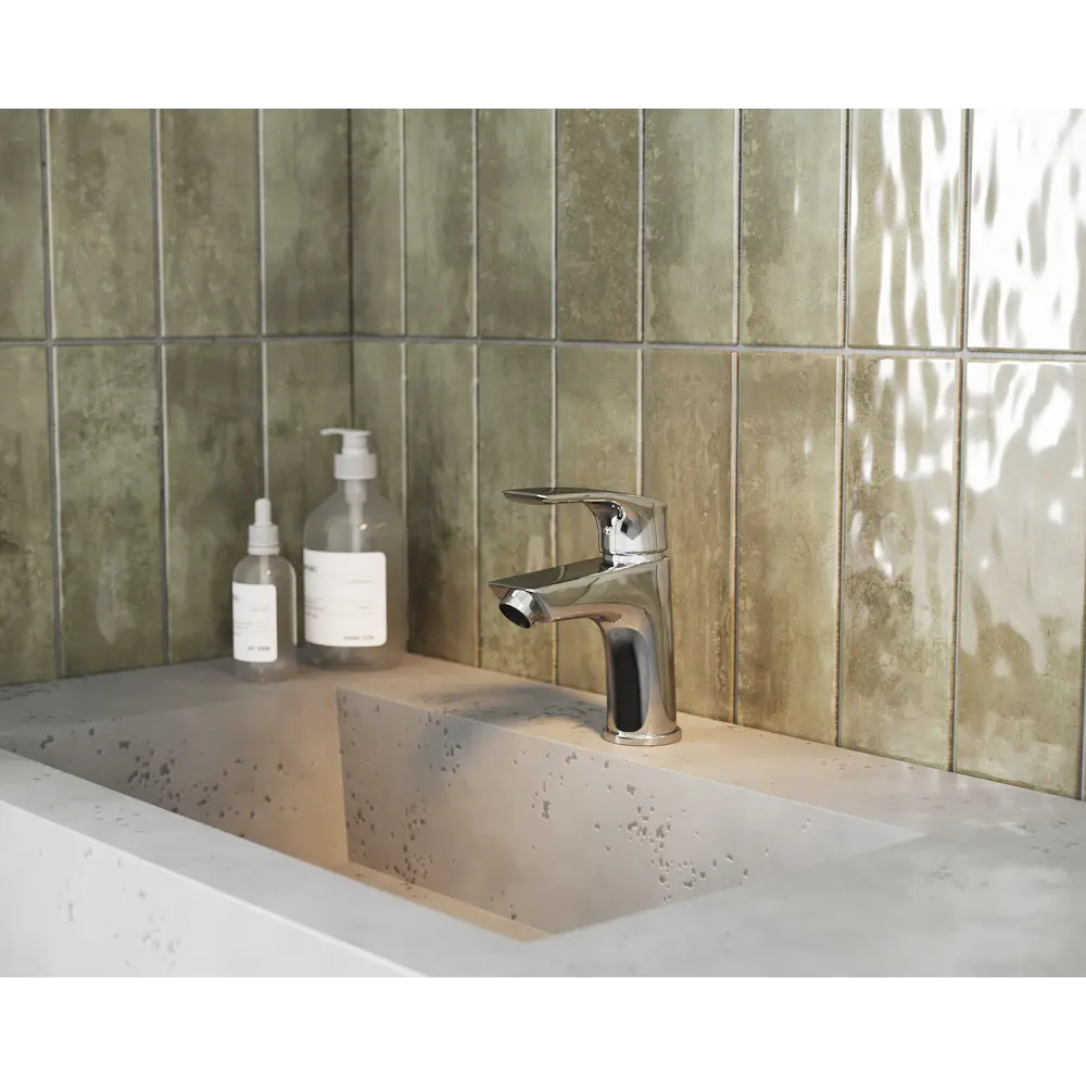 Смеситель для раковины Paini Atomix однорычажный цвет хром STLM-2045094 - Вид №5