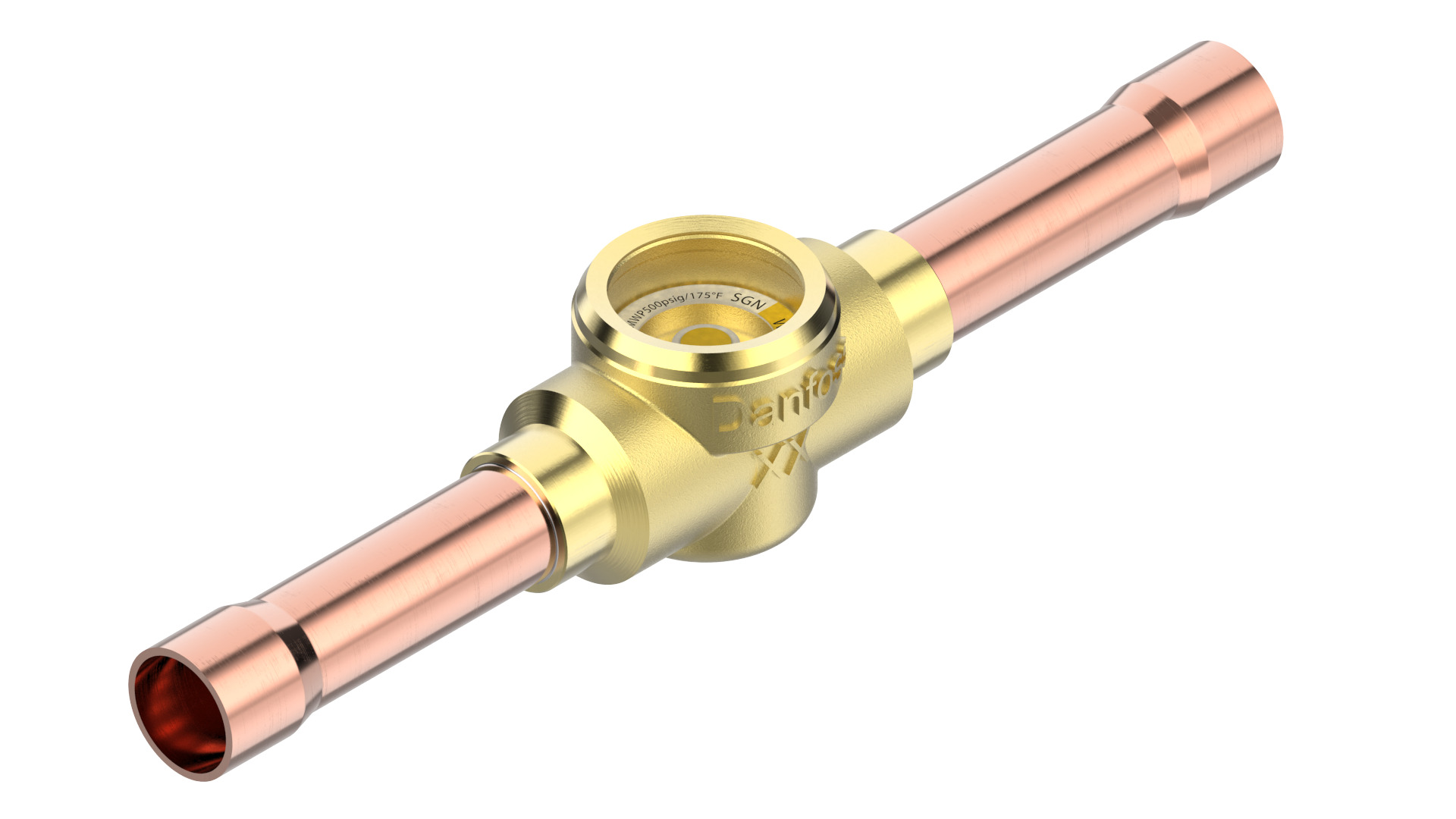 Danfoss SGN — Смотровые стекла с индикатором влажности SGN 10s Смотровое стекло 014-0190  - Вид №2