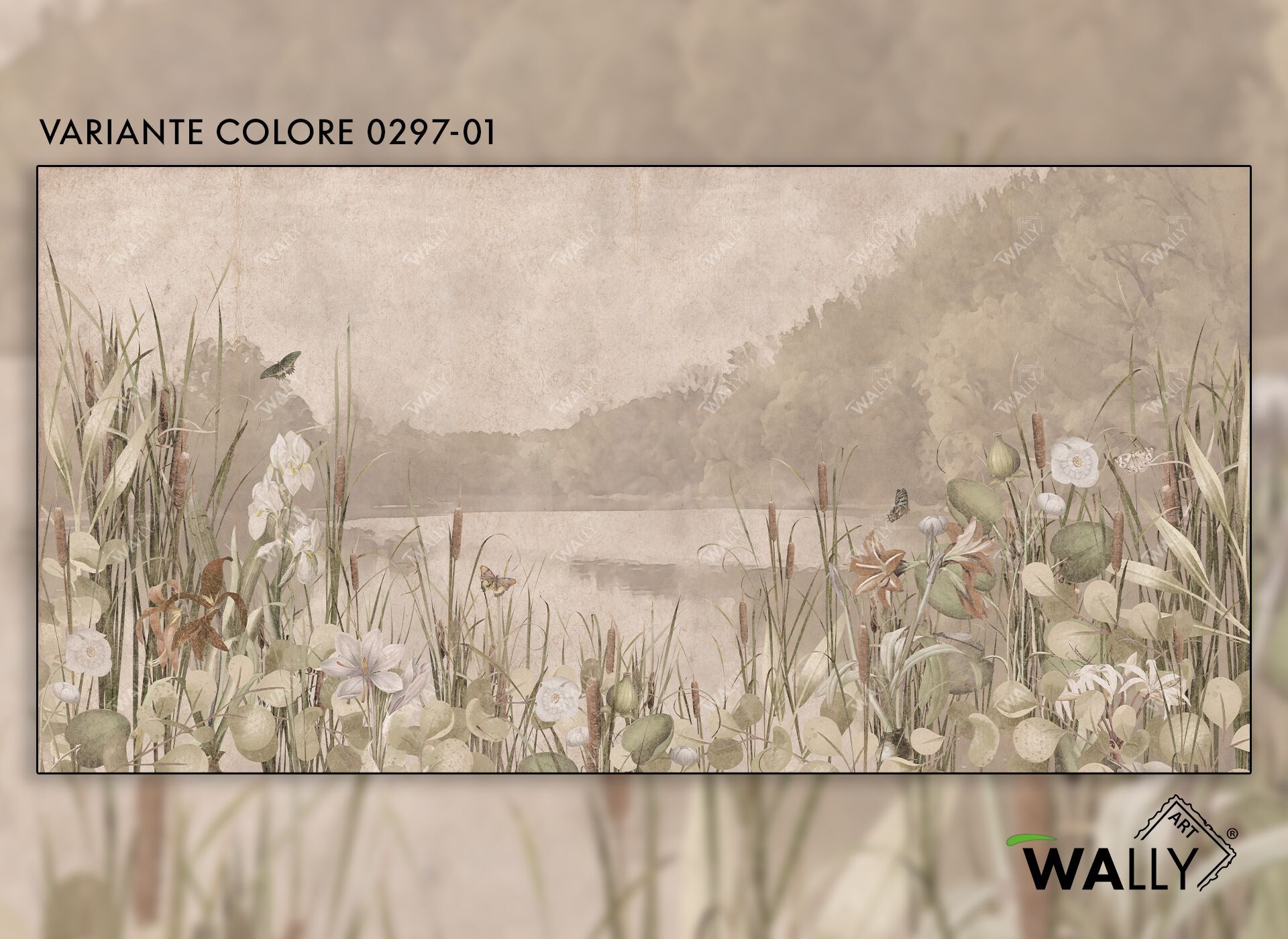 Моющиеся нетканые обои WALLYART MONTPELLIER ARCH-00142197 - Вид №2