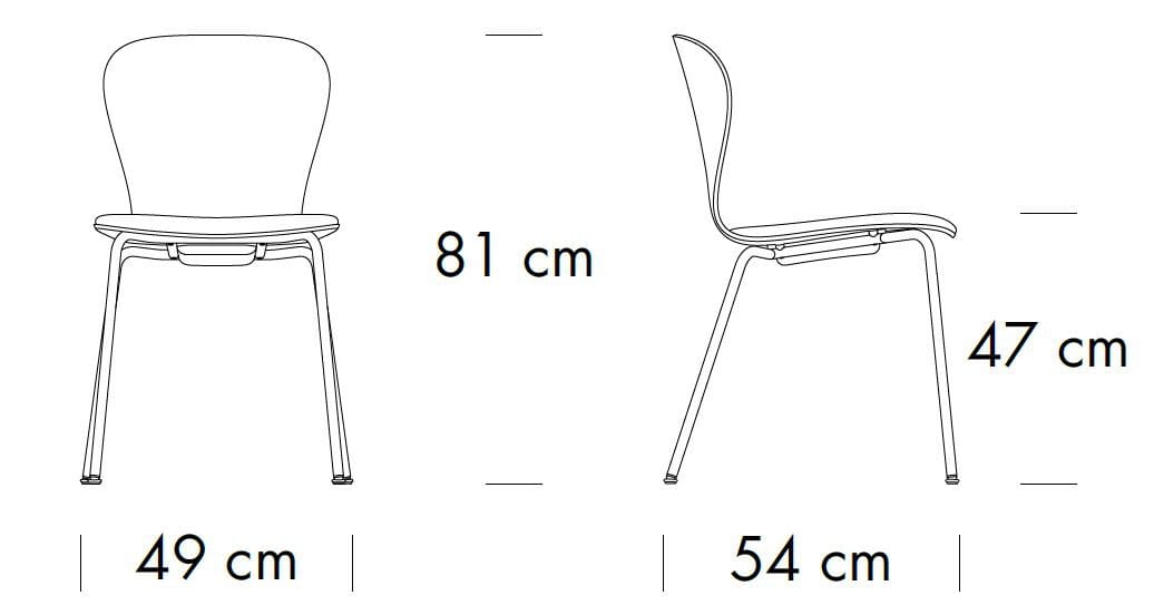 Деревянный штабелируемый стул с мягким сиденьем THONET S 220 ARCH-00017392 - Вид №2