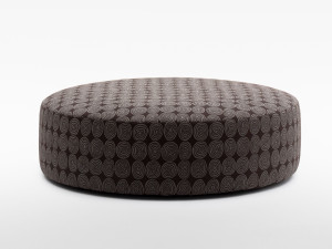 Ткань круглый съемный пуфик