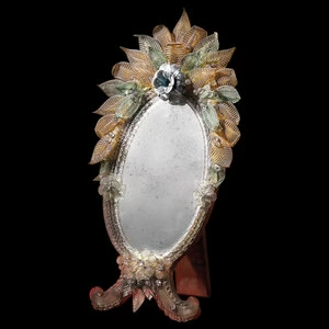 868 ORIGINALMURANOGLASS Венецианское зеркало Boschi - Муранское стекло OMG  см