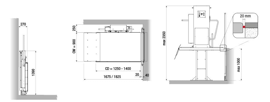 Подъемная платформа AREALIFT Домостеп ARCH-00012632 - Вид №4