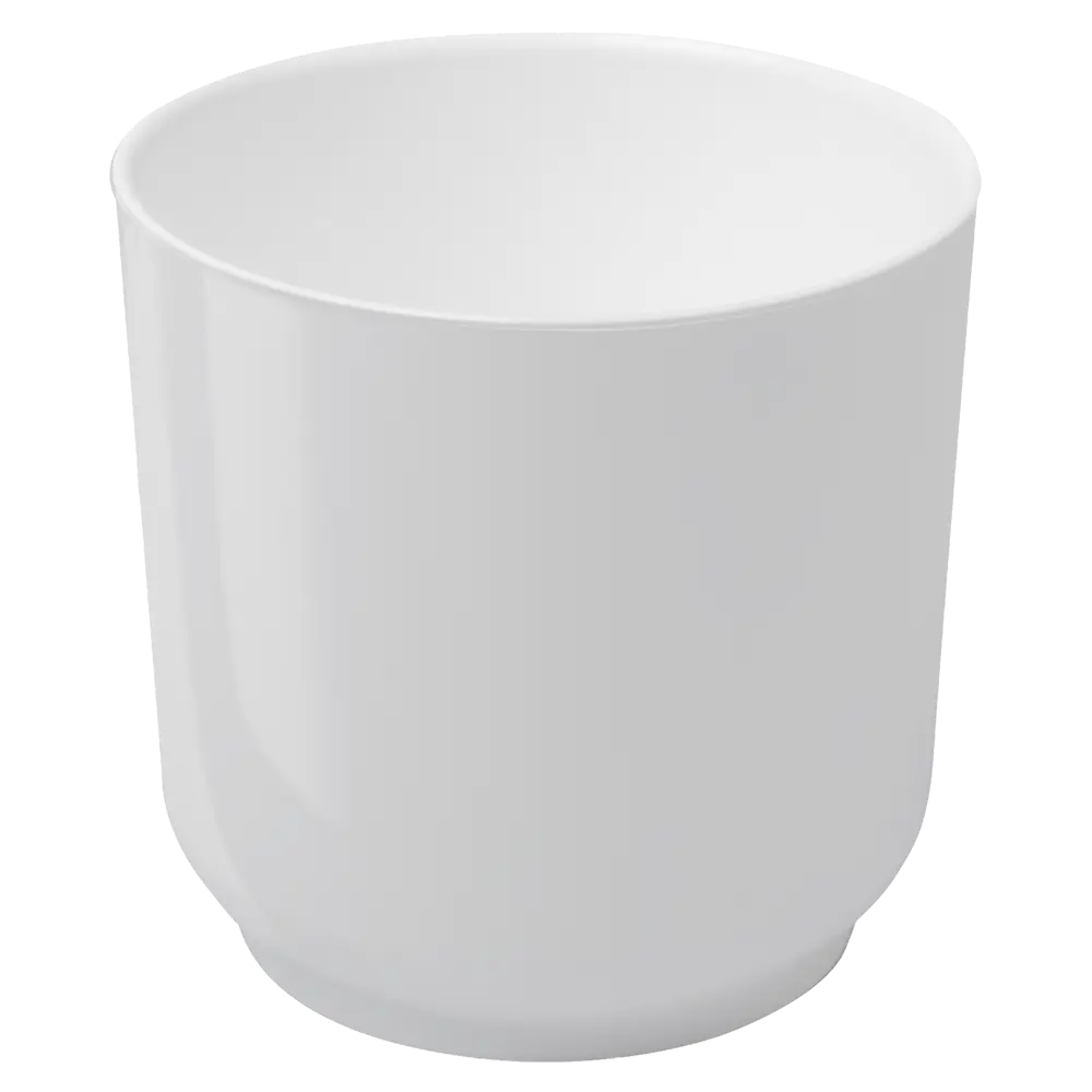 Кашпо Evergreen Design Дельта 13x13.5x13 см v1.5 л пластик белый STLM-2125311