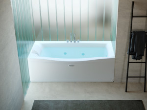 2-местная прямоугольная ванна с гидромассажем