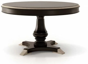 Carpanese Home Круглый деревянный стол с основанием 4 звезды Heritage 6306