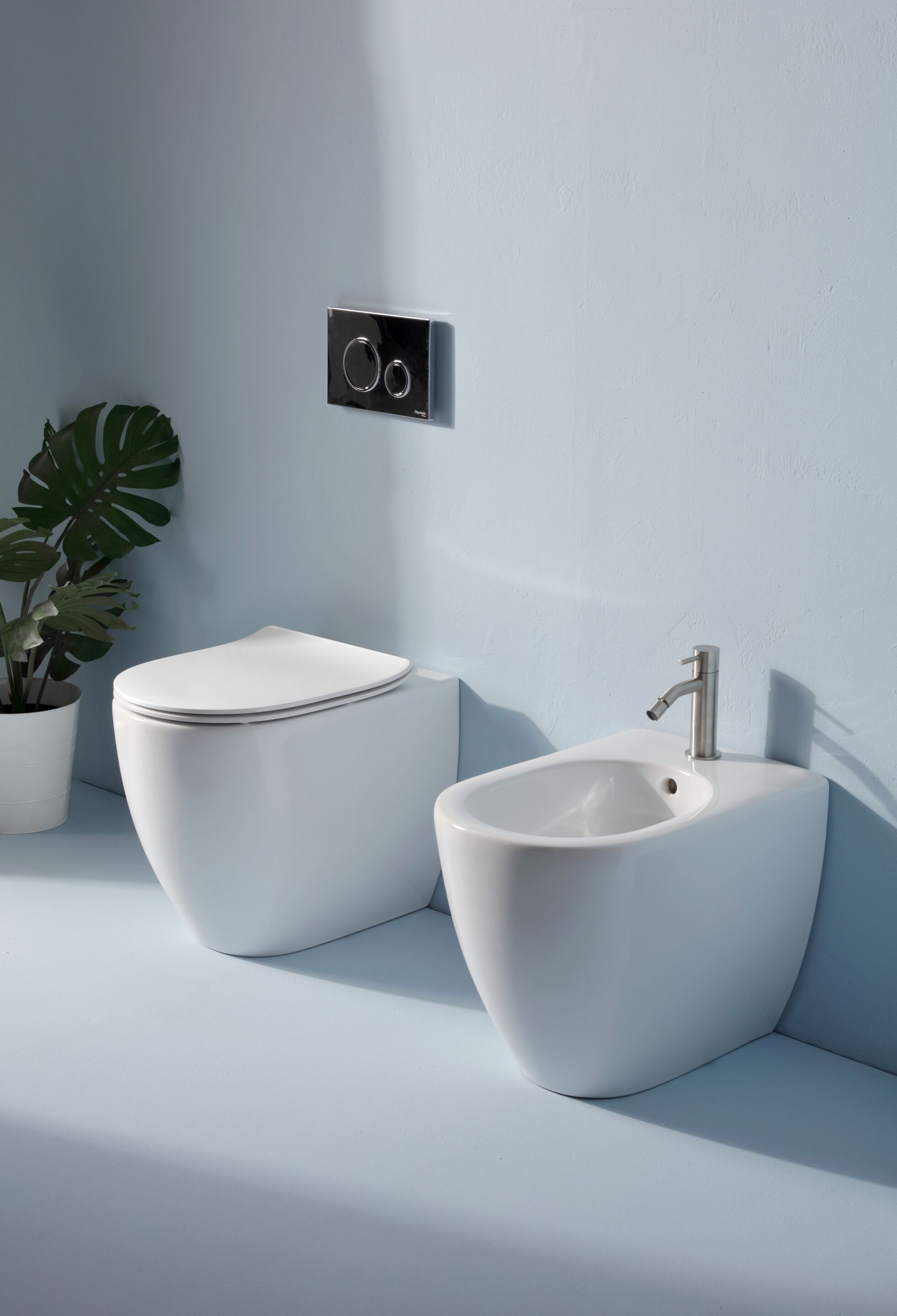 Туалет в оконном шкафу без бриды на полу Olympia Ceramica Vittoria ARCH-00054331 - Вид №2