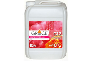 16162856 Охлаждающая жидкость ANTIFREEZE -40 G12 red 10 кг GRACE