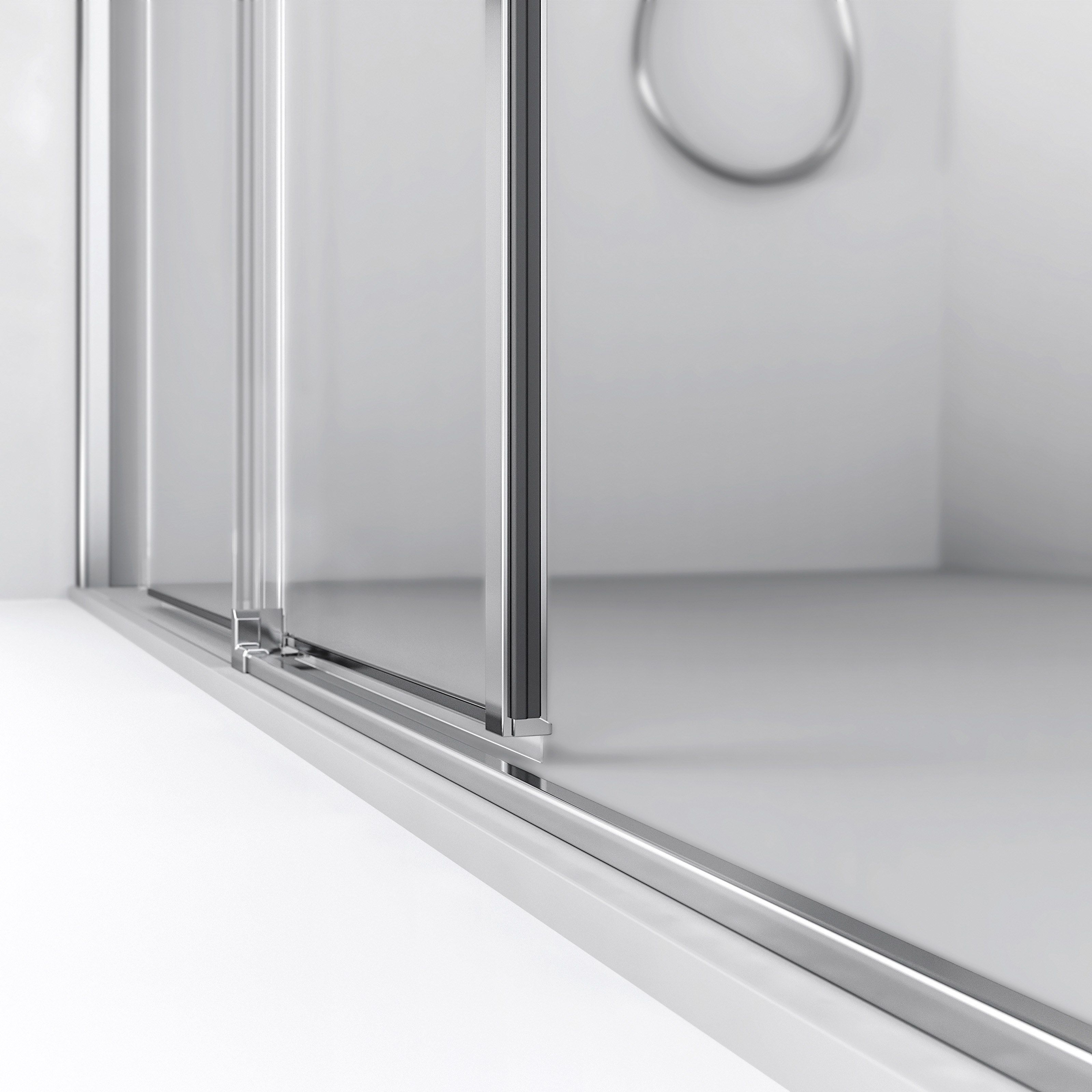 Алюминиевая и стеклянная душевая кабина с раздвижной дверью DUKA вода 5000 ARCH-00073626 - Вид №9