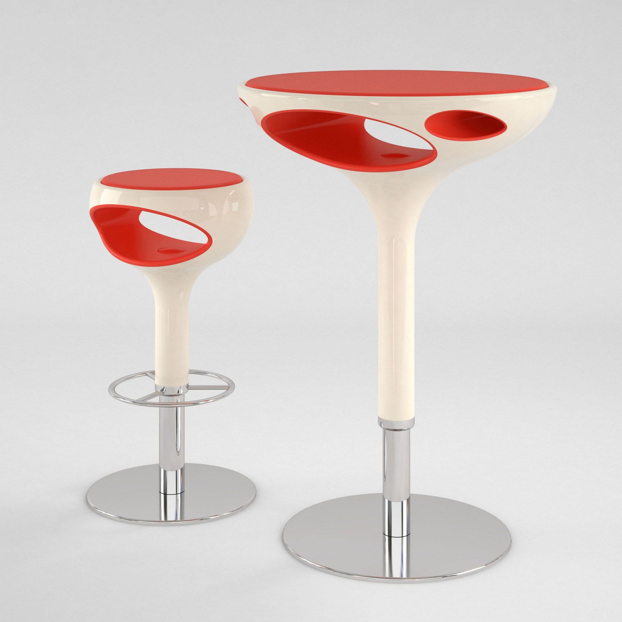 Барный стул с регулируемой высотой Giovannetti кольцо ARCH-00045291 - Вид №5