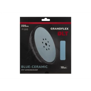 91819899 Круг шлифовальный DLT GrandFlex Blue-Ceramic 3001 P180 225x22.2 мм, 10 шт STLM-1355779