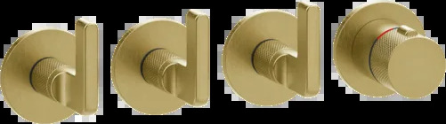 Смеситель для душа 58336 716 Gessi Inciso PVD С ЗОЛОТОЙ ЩЕТКОЙ