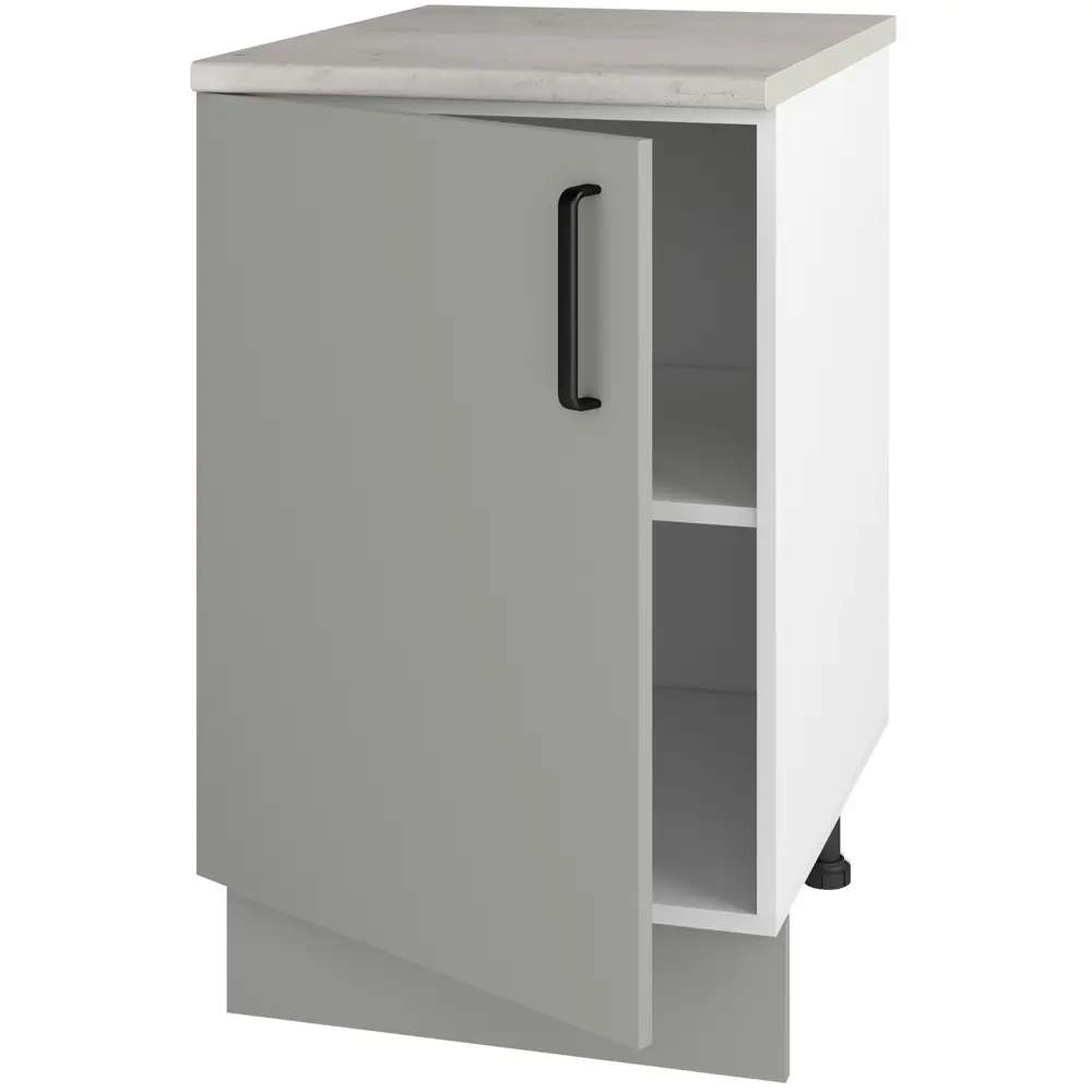 Кухонный шкаф напольный Нарбус 50x85x60 см ЛДСП цвет серый 86578011 STLM-2089232 Santreyd - Вид №11