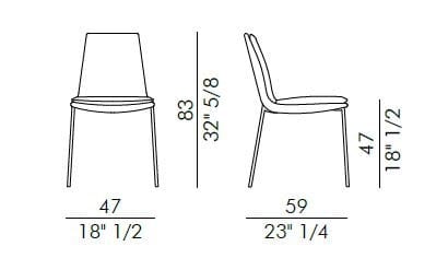 Кожаный мягкий стул EFORMA Lara ARCH-00065333 - Вид №7