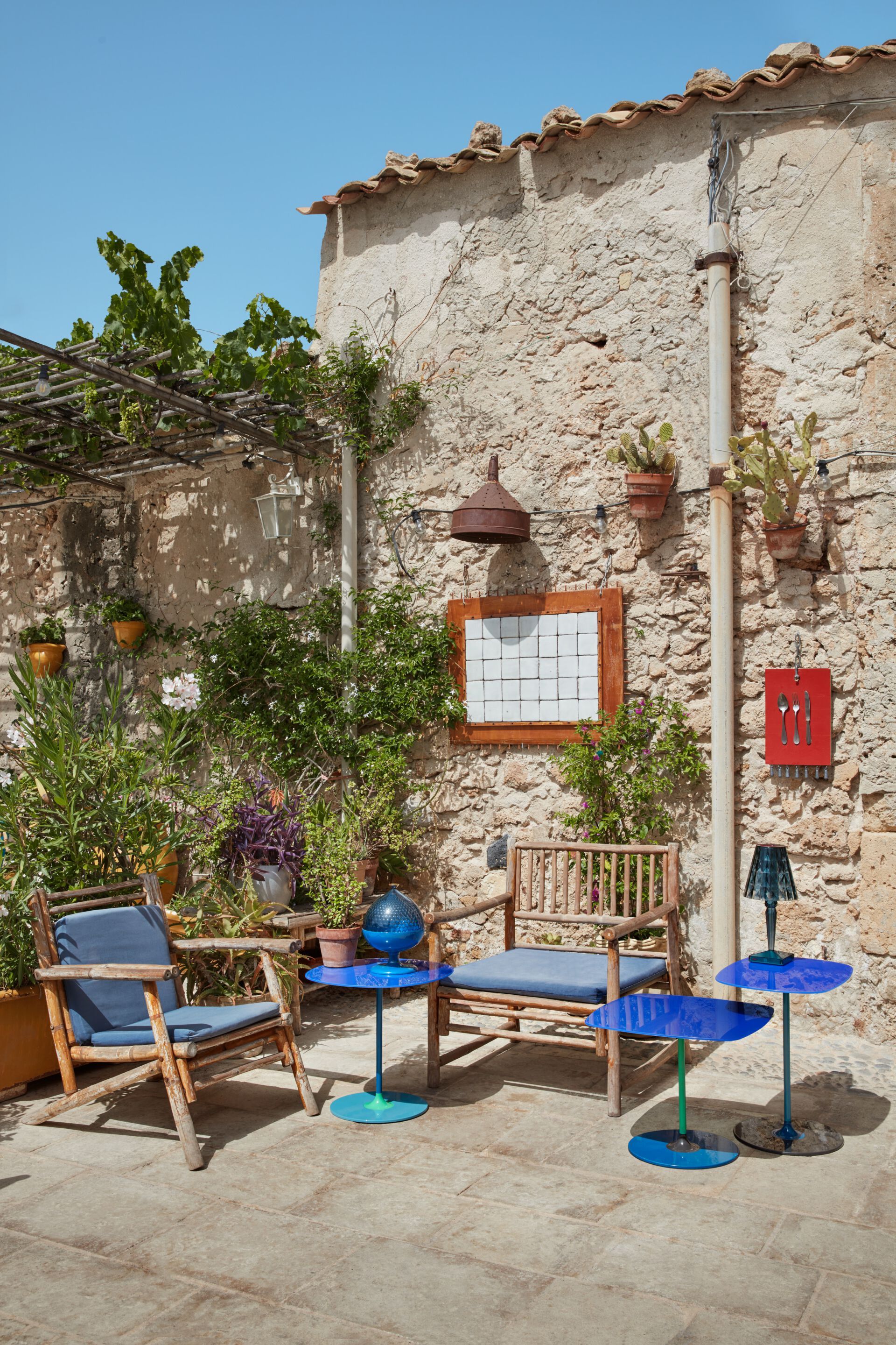 Прямоугольный журнальный столик с хрустальной столешницей и стальным основанием Kartell Тьерри ARCH-00090460 - Вид №9